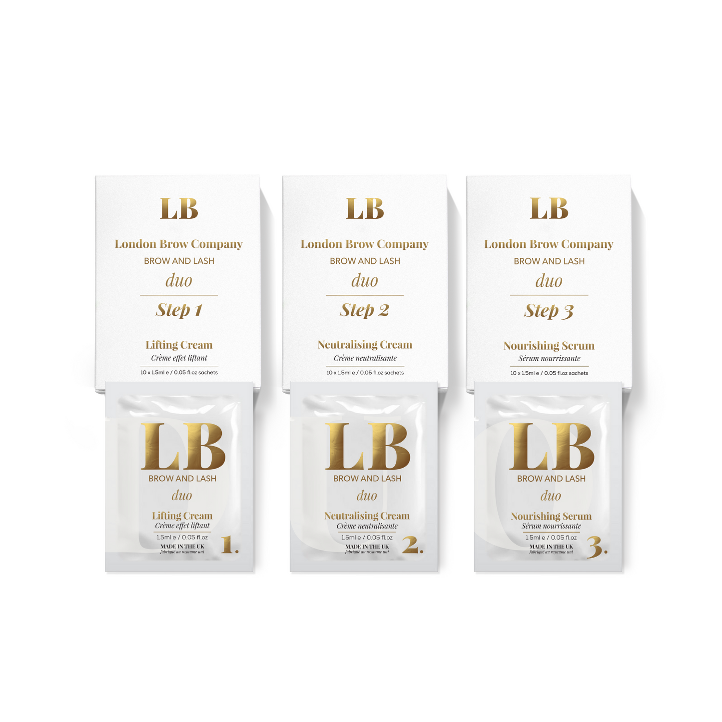 London Brow Duo: Waterproof Lash Lift & Brow Lamination System