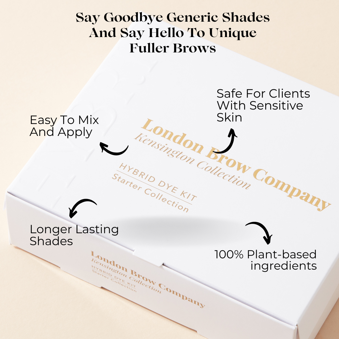 London Hybrid Dye Brow Stain Starter Kit