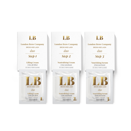 London Brow Duo: Waterproof Lash Lift & Brow Lamination System