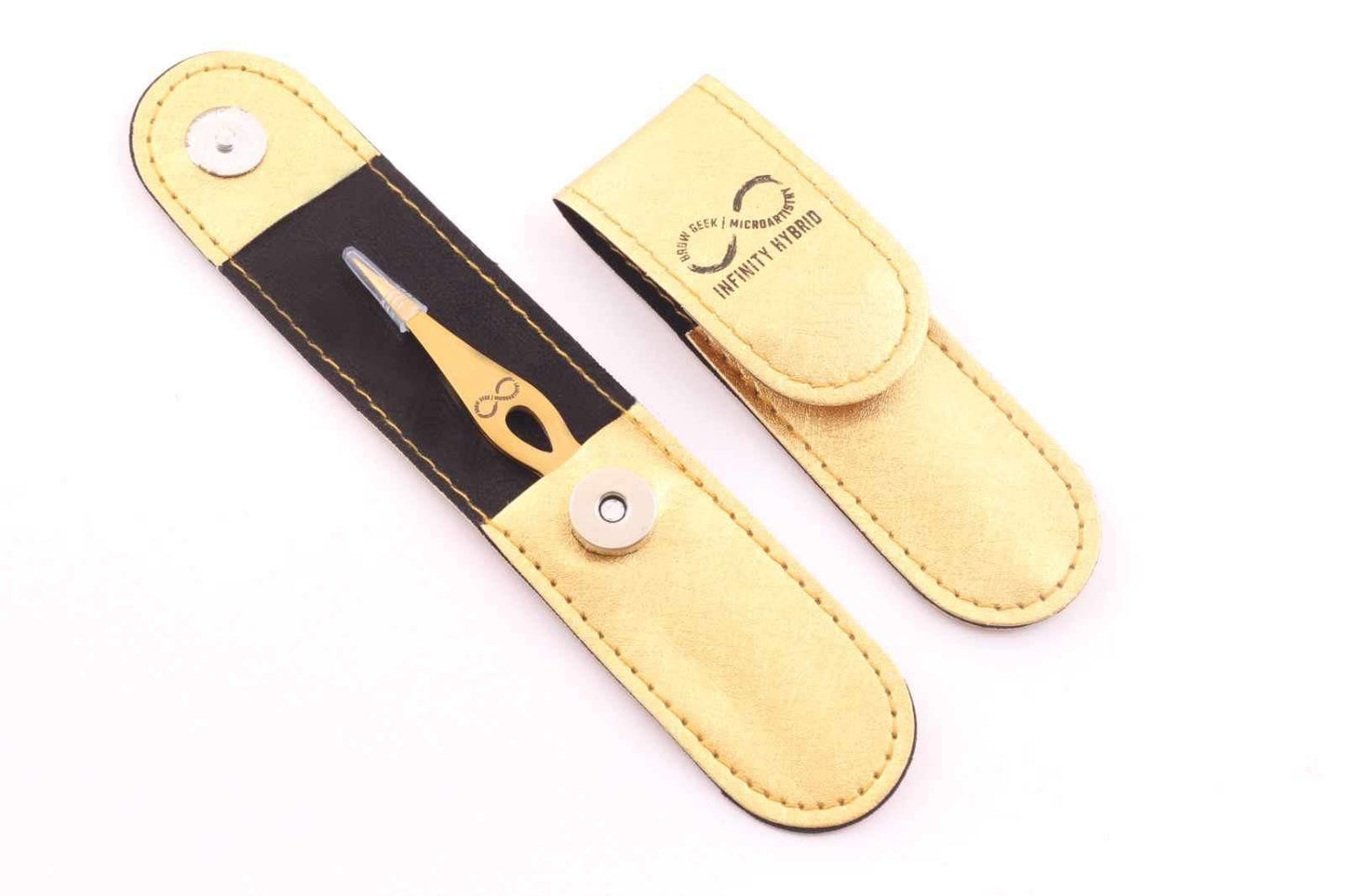 INFINITY PRO GRADE PRECISION POINT TWEEZERS & SPRING LOADED TRIMMING BROW SCISSORS