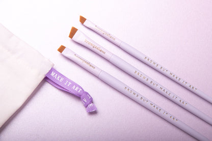 LIMITED EDITION CHATEAUDEBELLE X THE BROW GEEK BRUSH COLLECTION - Brows but make it art 💜