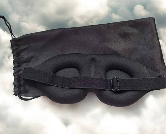 3D Contoured Sleep Mask – Safe for Lashes