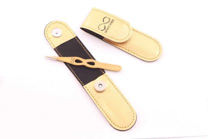 INFINITY PRO GRADE PRECISION POINT TWEEZERS & SPRING LOADED TRIMMING BROW SCISSORS