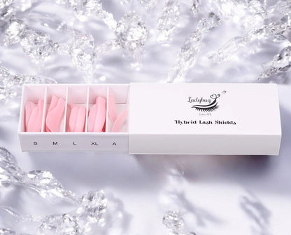 7 Pairs Hybrid Lash Lift Shields – Complete Box