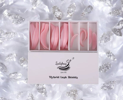7 Pairs Hybrid Lash Lift Shields – Complete Box
