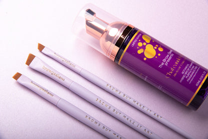 LIMITED EDITION CHATEAUDEBELLE X THE BROW GEEK BRUSH COLLECTION - Brows but make it art 💜