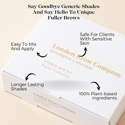 London Hybrid Dye Brow Stain Starter Kit