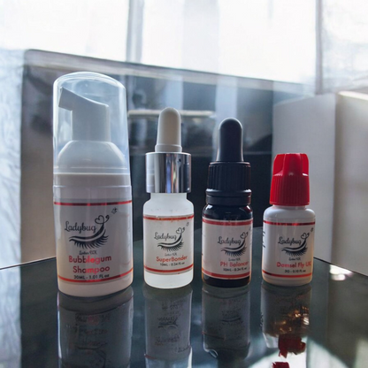 Low Humidity Retention Trio + 1 – Lash Shampoo, Booster Glue & Superbonder