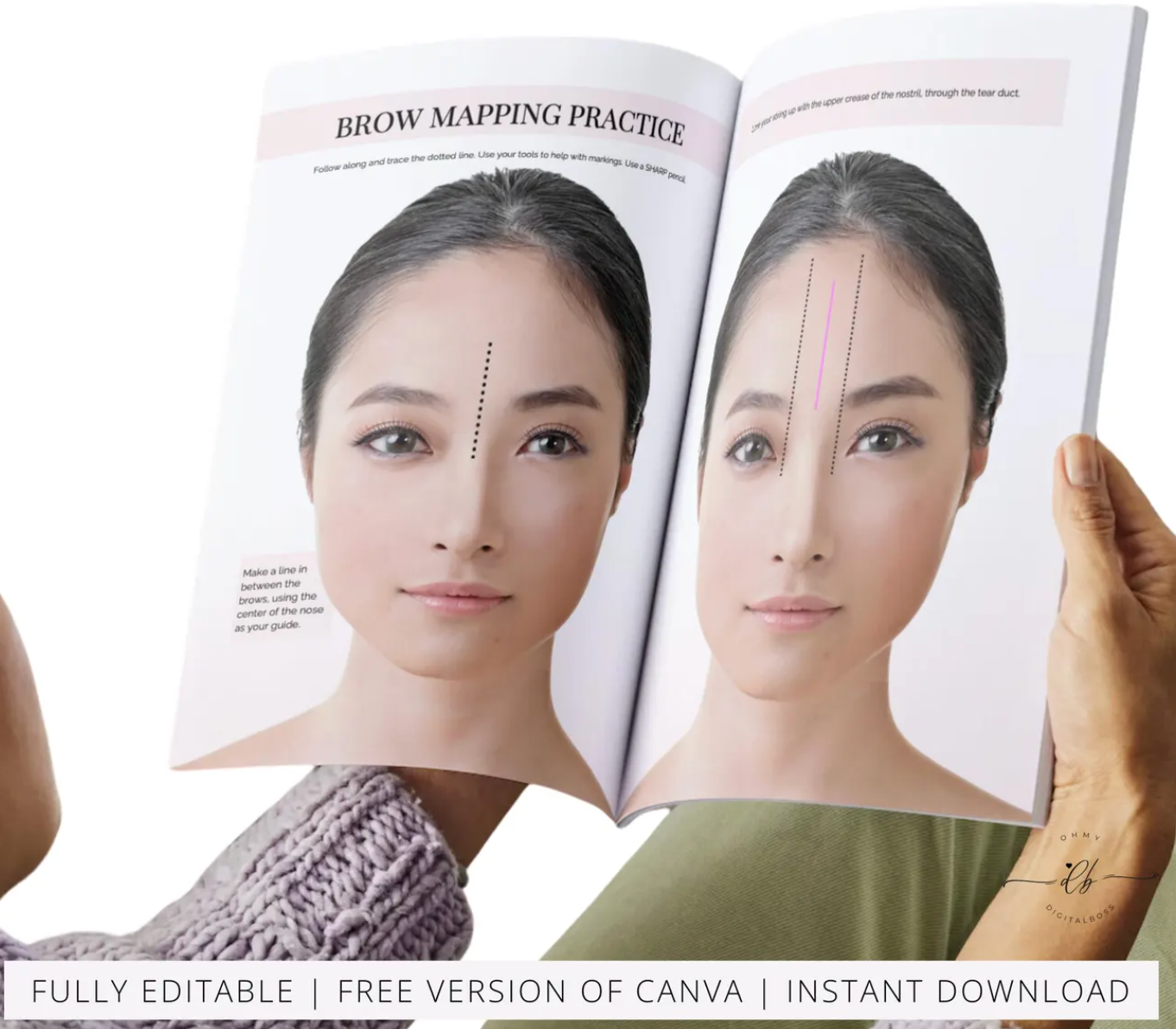 Eyebrow Mapping Course Editable Training Manual