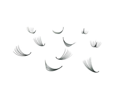 Loose Individual D Curl Promades – 8D to 20D Lash Extensions
