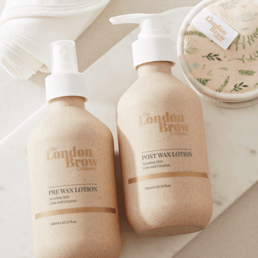 Pre-Wax Cleanser & Post-Wax Lotion Set - All Natural